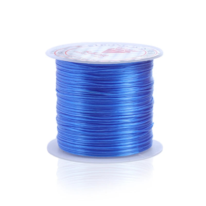 Elastic Crystal Beading Cord – 1mm Stretch Jewelry Making Thread (10–40M)