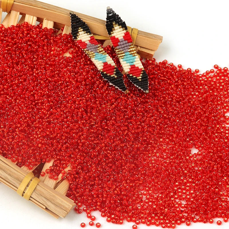 5750pcs 2mm Glass Spacer Beads – 20 Colors DIY Jewelry Set