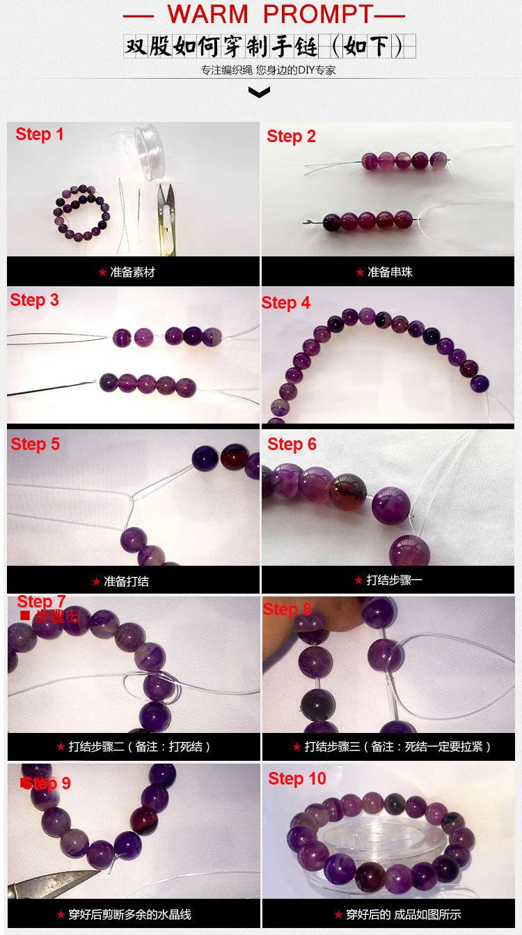 100m Elastic Crystal Beading Thread – Stretch Jewelry Making Cord