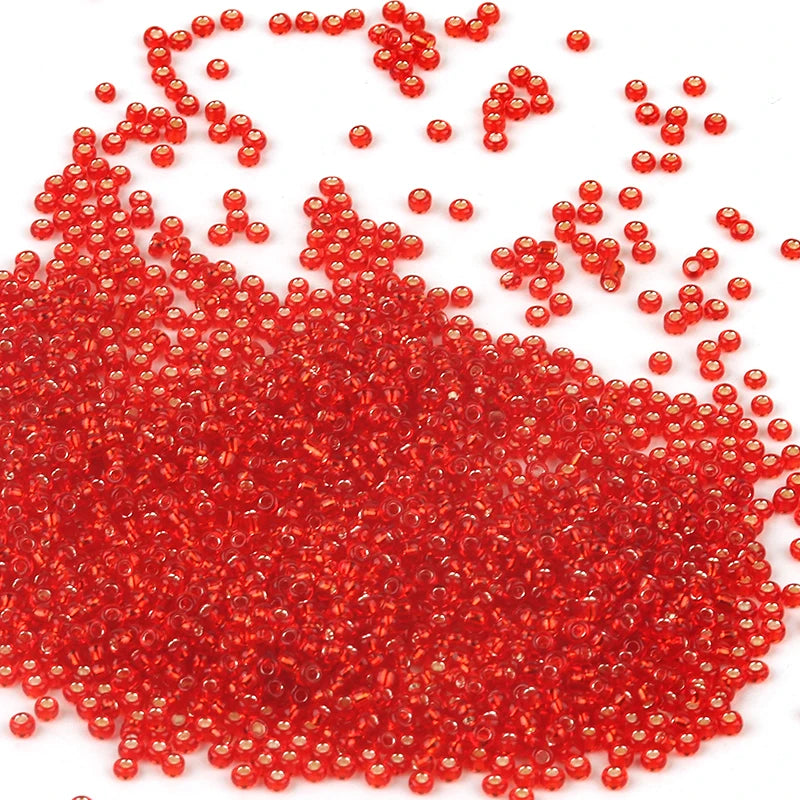 5750pcs 2mm Glass Spacer Beads – 20 Colors DIY Jewelry Set