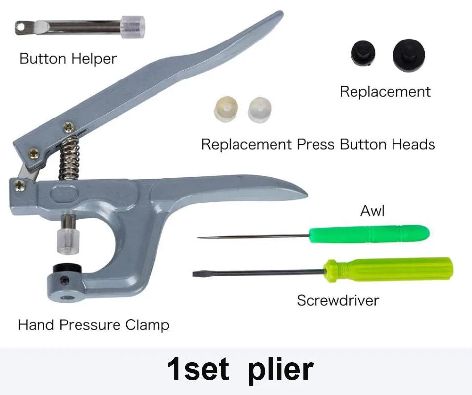 T5 Resin Snap Button Set with Pliers