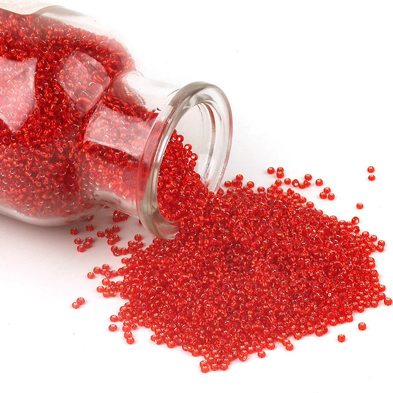 5750pcs 2mm Glass Spacer Beads – 20 Colors DIY Jewelry Set