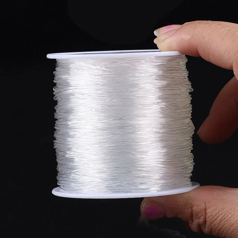 100m Elastic Crystal Beading Thread – Stretch Jewelry Making Cord