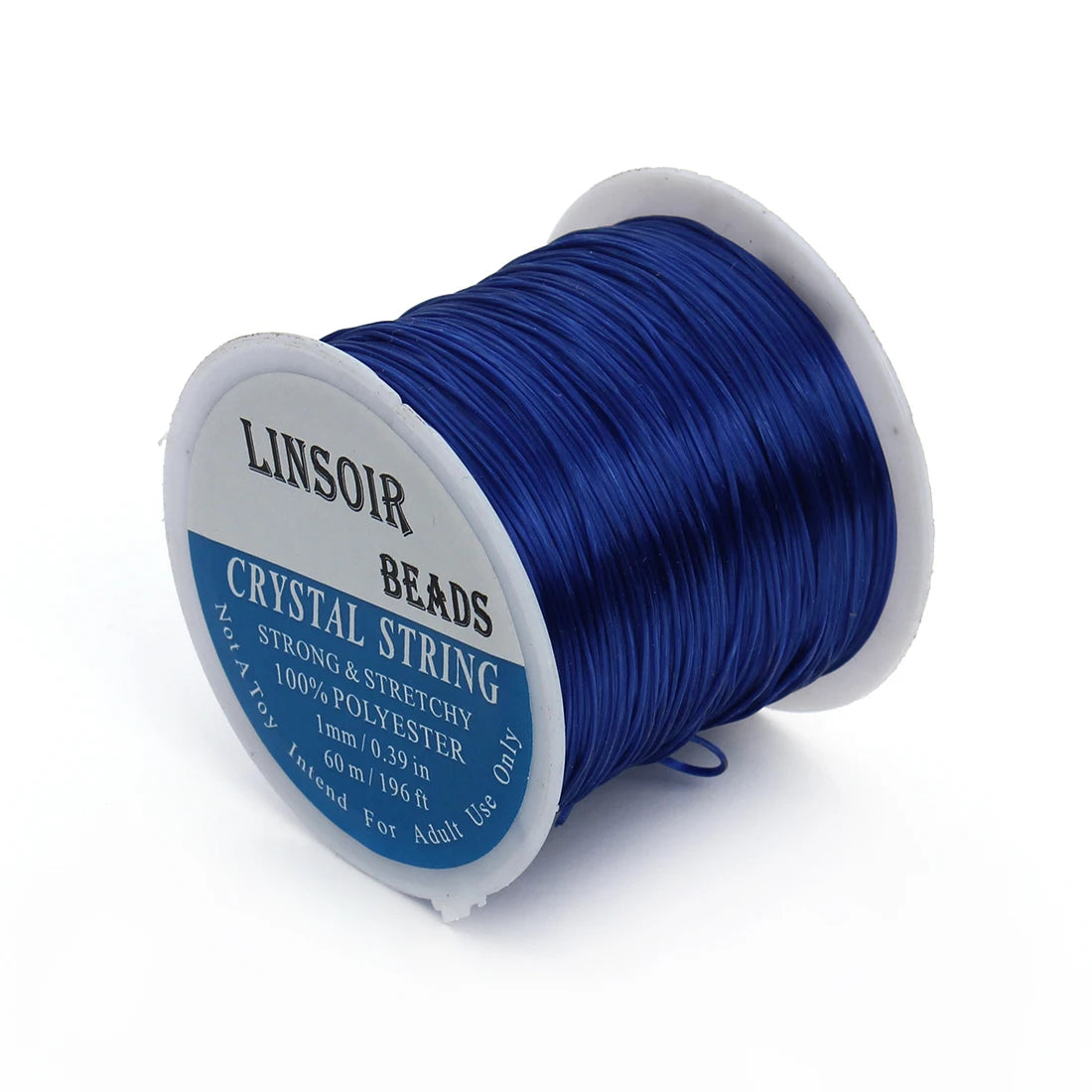 Elastic Crystal Beading Cord – 1mm Stretch Jewelry Making Thread (10–40M)