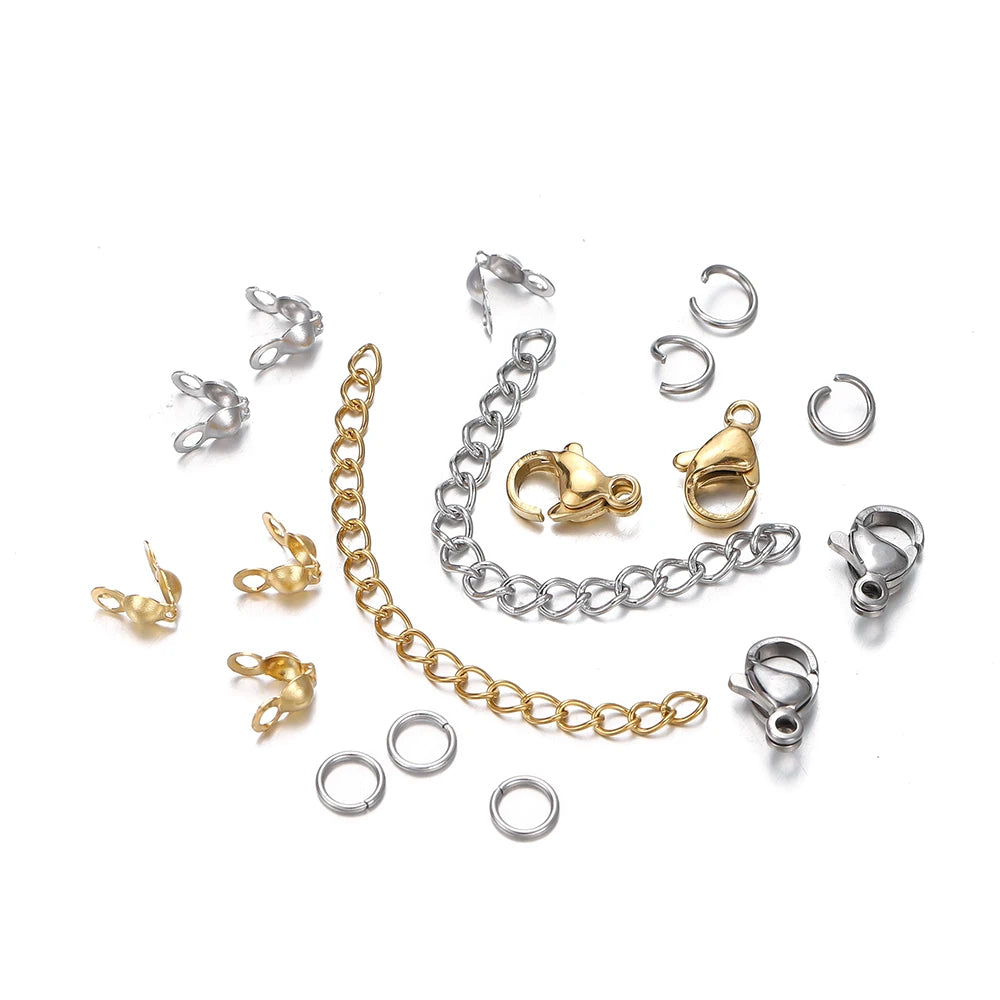 210–400pcs Jewelry Findings Kit