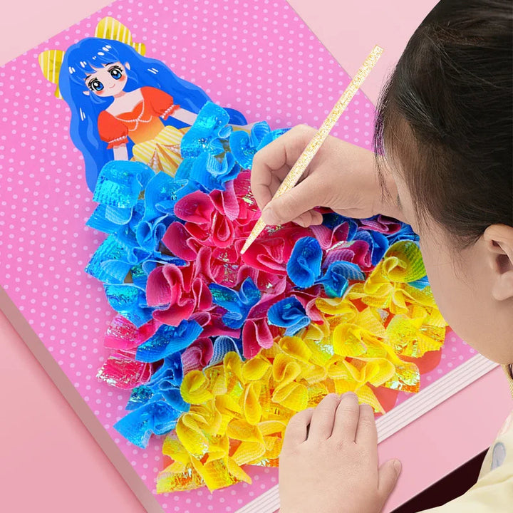 Puzzle Puncture Painting Set – DIY Poke Art Boards for Kids