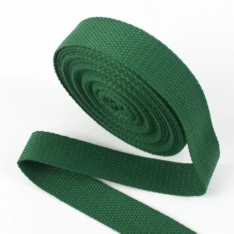 5M Cotton Webbing Tape – 1.3mm Thick Strap for Bags