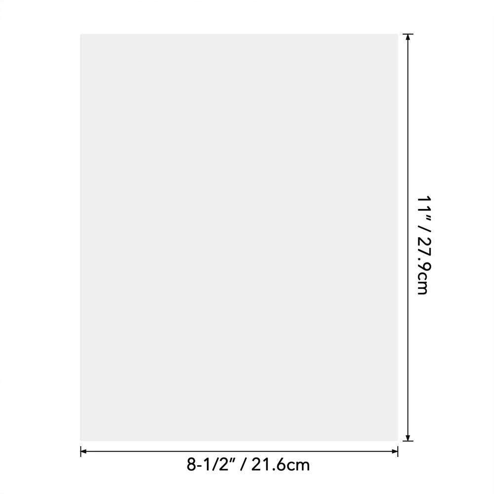 30pcs Frosted Vellum Paper Sheets – Translucent Scrapbooking Craft Set