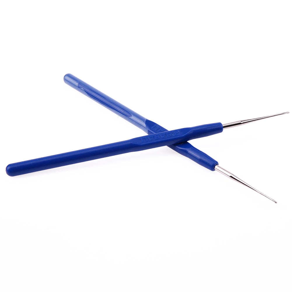 8Pcs Metal Crochet Hook Set – Knitting Needles Kit 0.6–1.75mm for Yarn Craft & Sewing