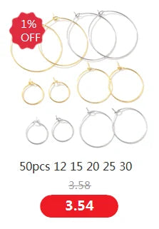 10Pcs Lobster Clasp Hooks Set | Gold & Silver Plated Jewelry Making Supplies