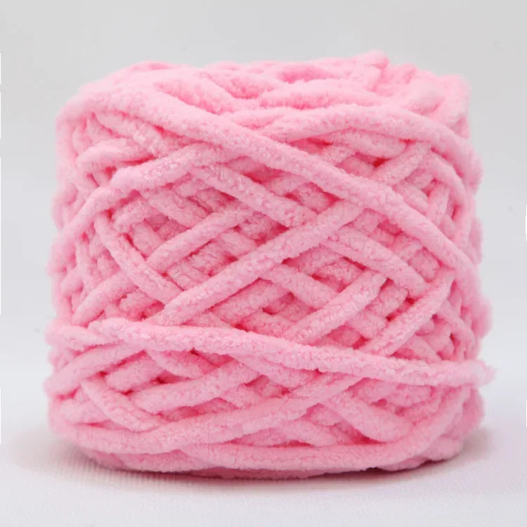 100g Chenille Knitting Yarn | Soft Thick Cotton Blend for DIY Crochet & Scarf Making