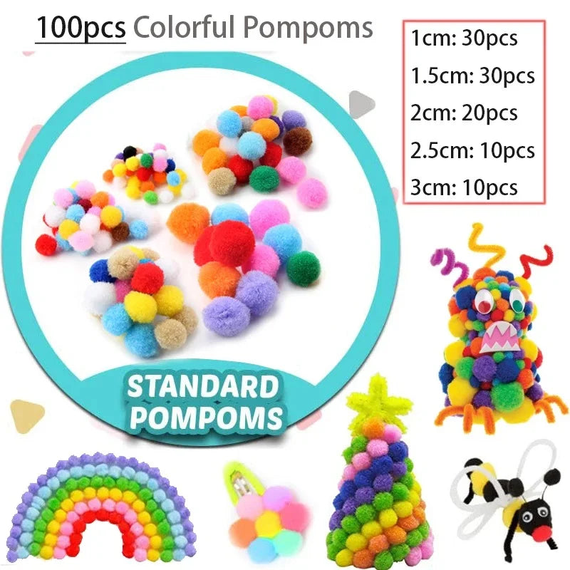 1000pcs Kids DIY Craft Art Supplies Kit