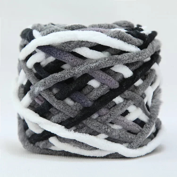 100g Chenille Knitting Yarn | Soft Thick Cotton Blend for DIY Crochet & Scarf Making