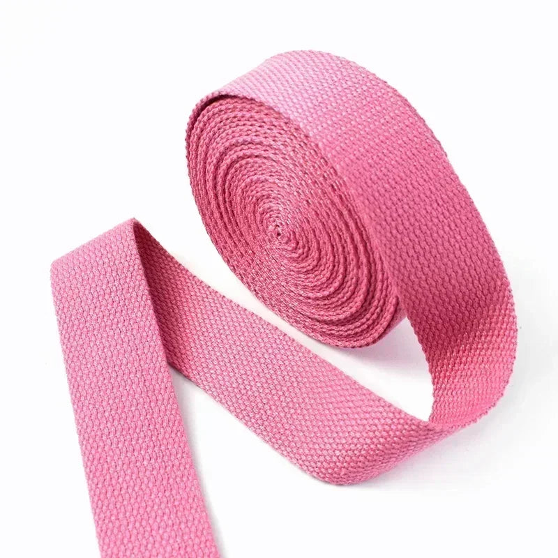 5M Cotton Webbing Tape – 1.3mm Thick Strap for Bags