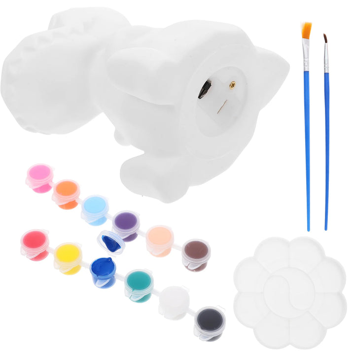 DIY Dinosaur Night Light Painting Kit – Kids Art Craft Lamp Set Gift
