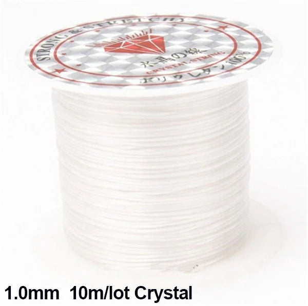 100m Elastic Crystal Beading Thread – Stretch Jewelry Making Cord