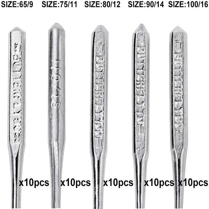 50Pcs Universal Sewing Machine Needles