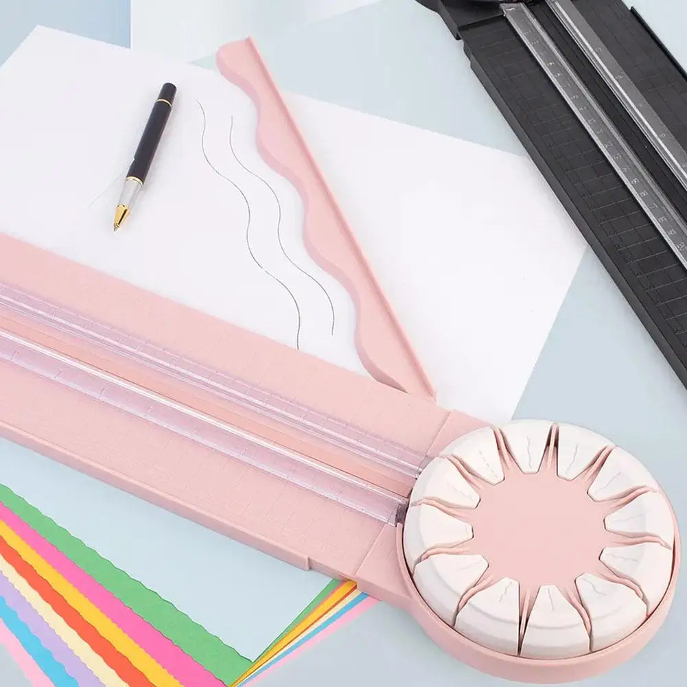 12-in-1 Portable Paper Cutter | Multi-Functional 360° Cutting Tool for Cardstock