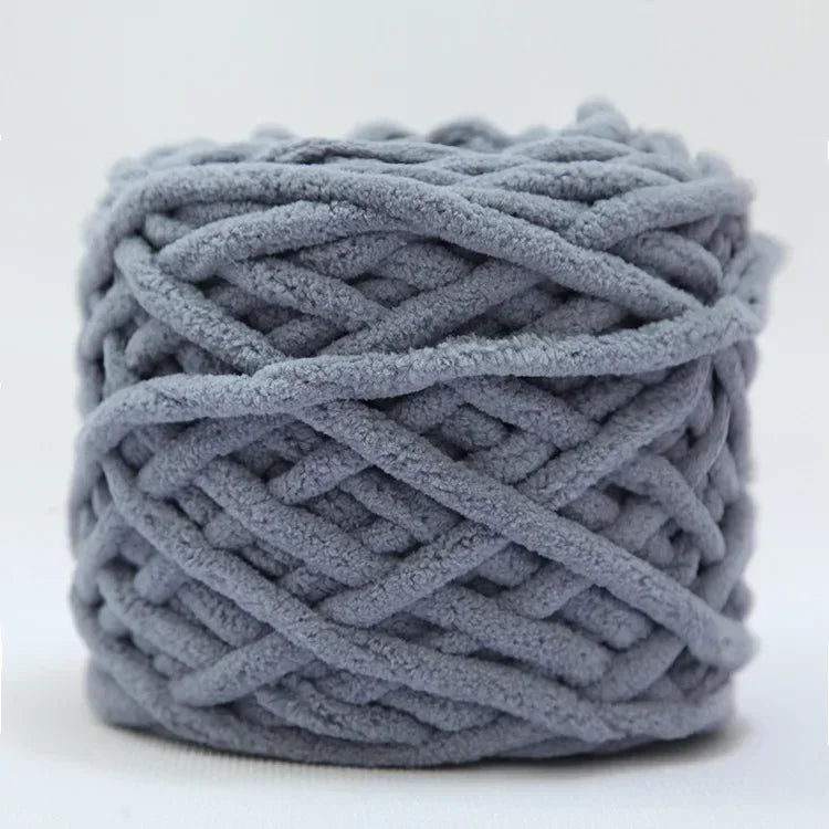 100g Chenille Knitting Yarn | Soft Thick Cotton Blend for DIY Crochet & Scarf Making