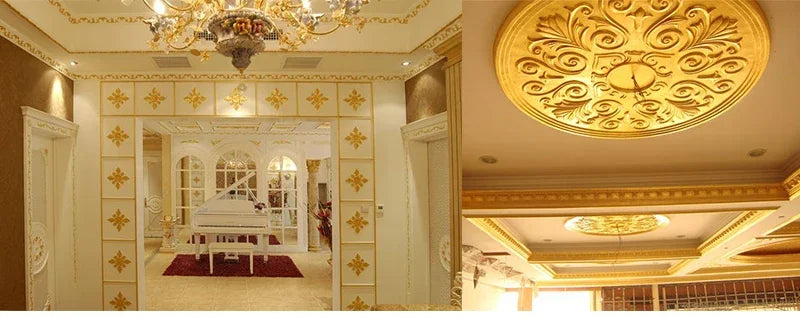 Gold Leaf Sheets Set (10 Pcs) | DIY Art, Nails, Resin & Furniture Decoration