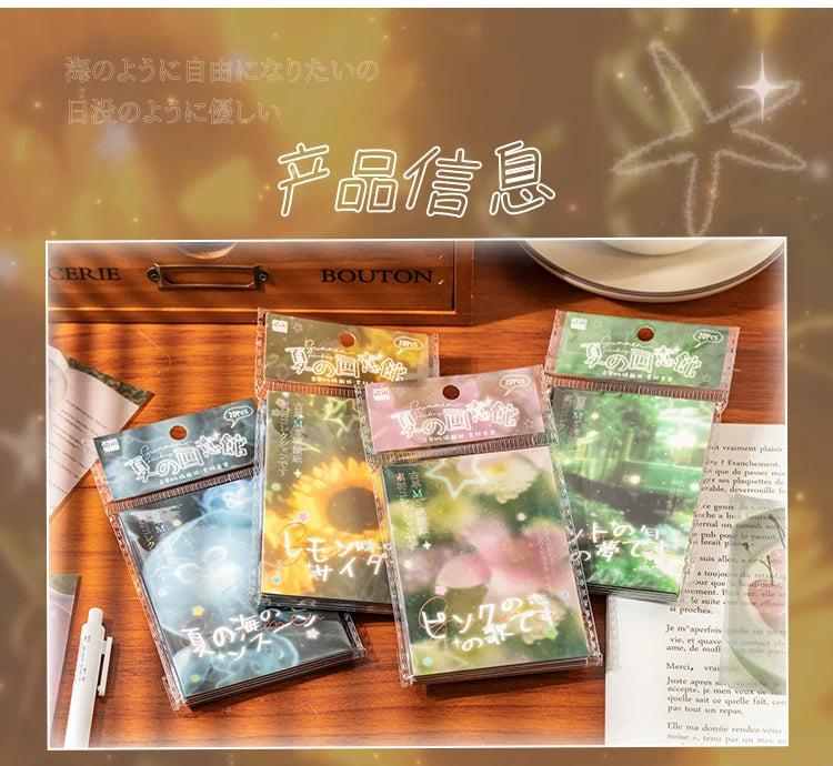 20 Sheets Summer Theme M5 Tracing Paper – Scrapbooking & DIY Art