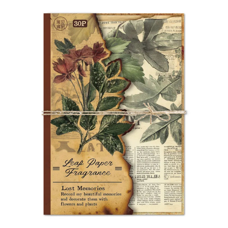 30pcs Vintage INS Material Paper Set