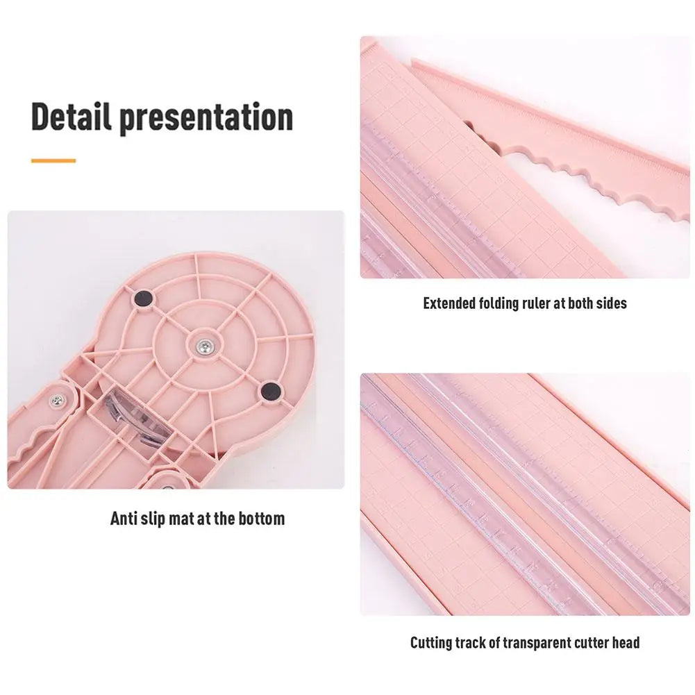12-in-1 Portable Paper Cutter | Multi-Functional 360° Cutting Tool for Cardstock