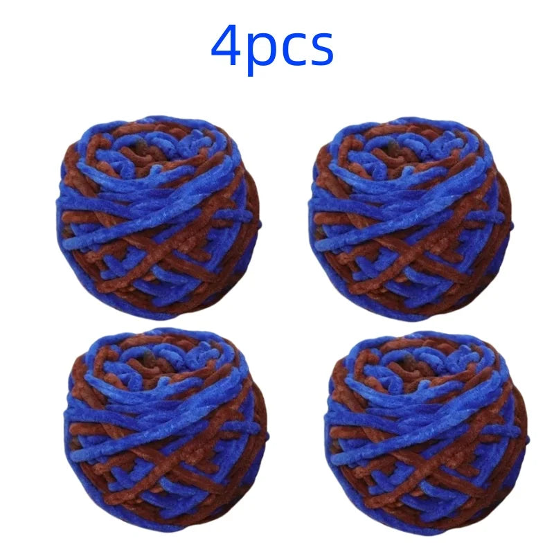 100g Chenille Knitting Yarn | Soft Thick Cotton Blend for DIY Crochet & Scarf Making