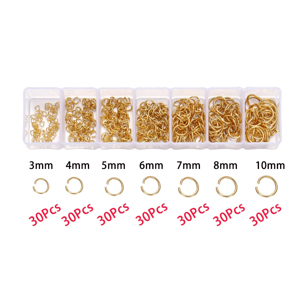 210–400pcs Jewelry Findings Kit
