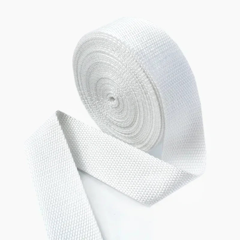 5M Cotton Webbing Tape – 1.3mm Thick Strap for Bags