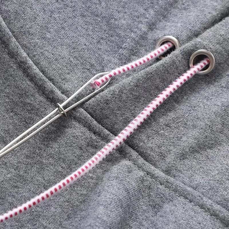 2Pcs Stainless Steel Garment Clips | Sewing & Elastic Band DIY Tool Set