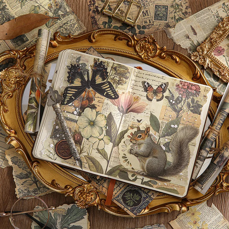 30pcs Vintage INS Material Paper Set