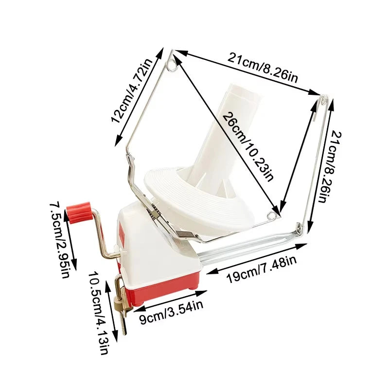 Fenrry Hand Operated Yarn Winder – Portable Wool & Fiber Ball Winding Machine