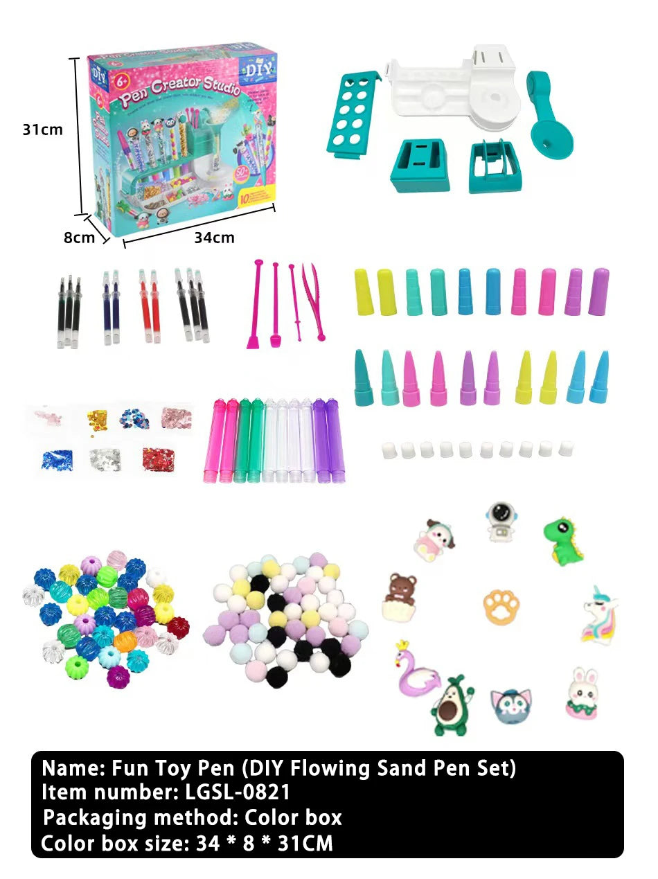 Magic Sand Pen DIY Craft Set for Kids | Educational STEM Art Toy