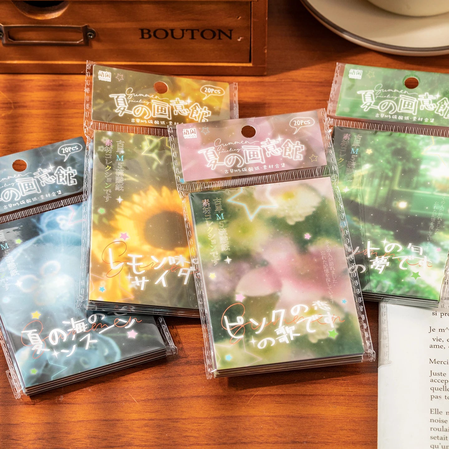 20 Sheets Summer Theme M5 Tracing Paper – Scrapbooking & DIY Art