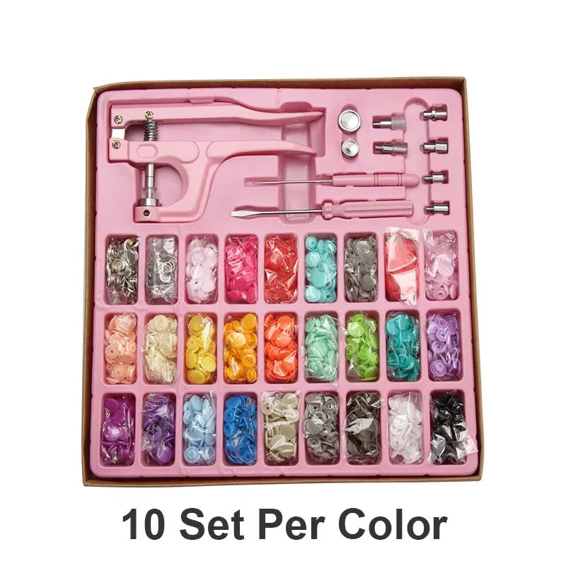 T5 Resin Snap Button Set with Pliers