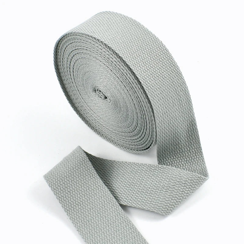 5M Cotton Webbing Tape – 1.3mm Thick Strap for Bags