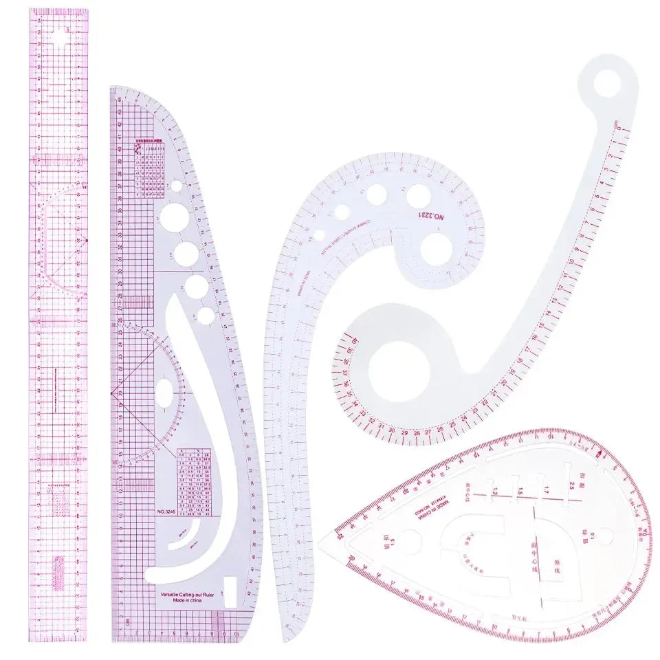 Multifunctional French Curve Ruler – Soft Plastic Sewing & Dressmaking Template