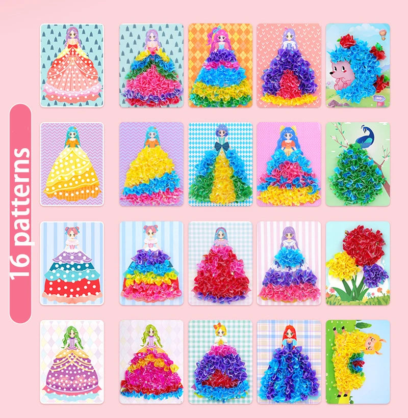 Puzzle Puncture Painting Set – DIY Poke Art Boards for Kids