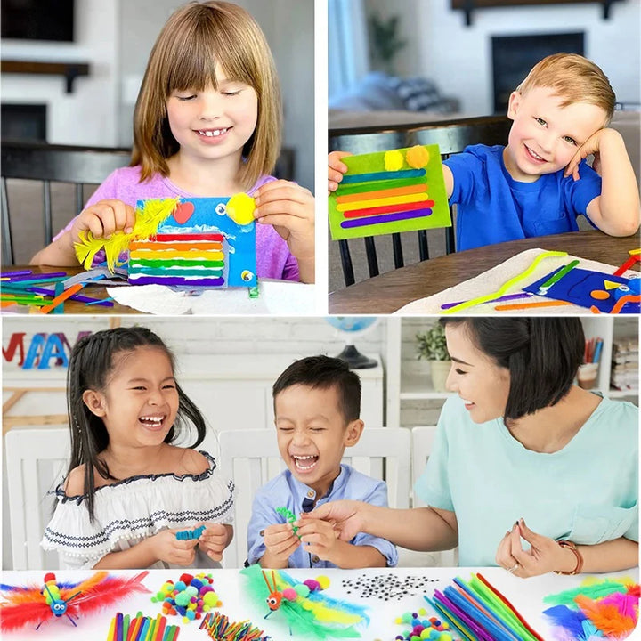 1000pcs Kids DIY Craft Art Supplies Kit