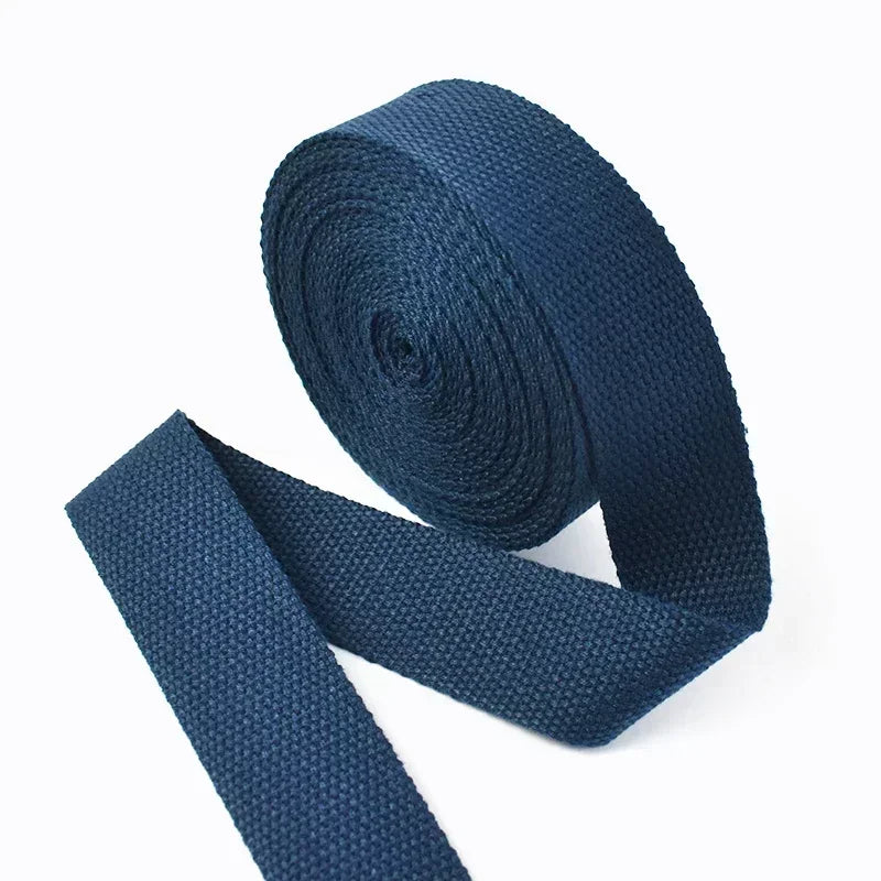 5M Cotton Webbing Tape – 1.3mm Thick Strap for Bags