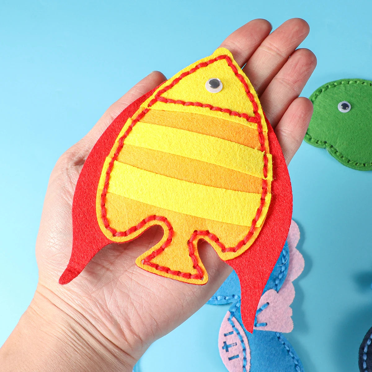 5Pcs Ocean Animals Sewing Kit