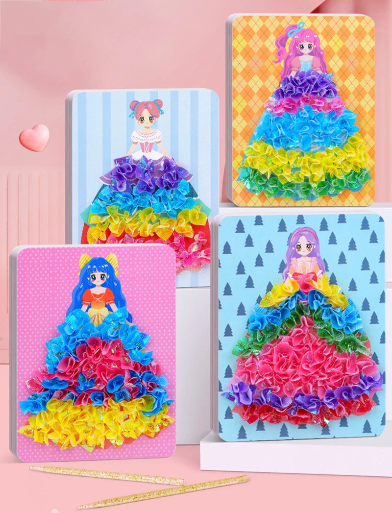 Puzzle Puncture Painting Set – DIY Poke Art Boards for Kids
