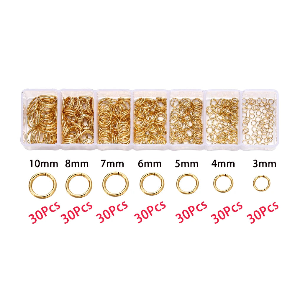 210–400pcs Jewelry Findings Kit