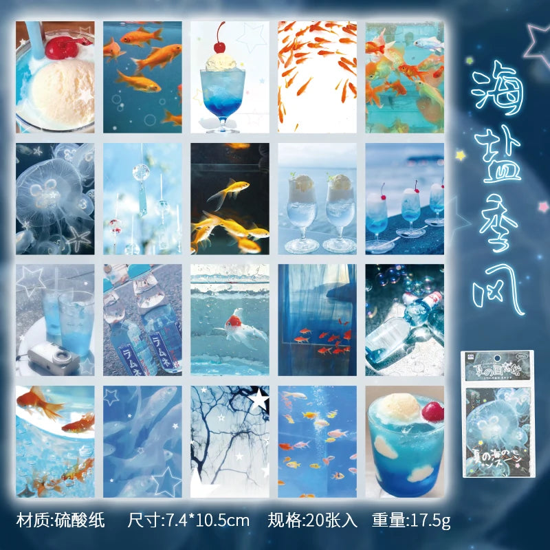 20 Sheets Summer Theme M5 Tracing Paper – Scrapbooking & DIY Art