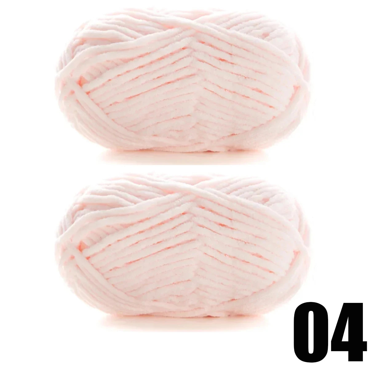 2pcs x 50g Soft Velvet Chenille Yarn