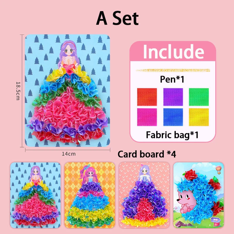 Puzzle Puncture Painting Set – DIY Poke Art Boards for Kids
