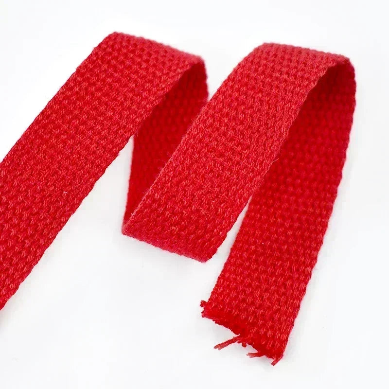 5M Cotton Webbing Tape – 1.3mm Thick Strap for Bags
