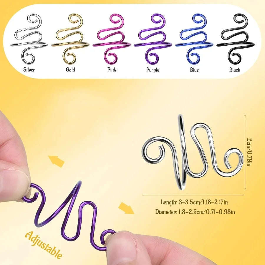 MIUSIE Adjustable Crochet Tension Ring | Knitting Yarn Guide Tool