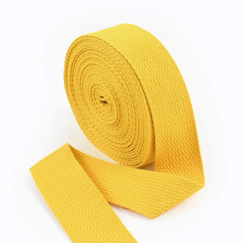 5M Cotton Webbing Tape – 1.3mm Thick Strap for Bags